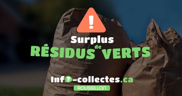 Collecte de surplus de résidus verts