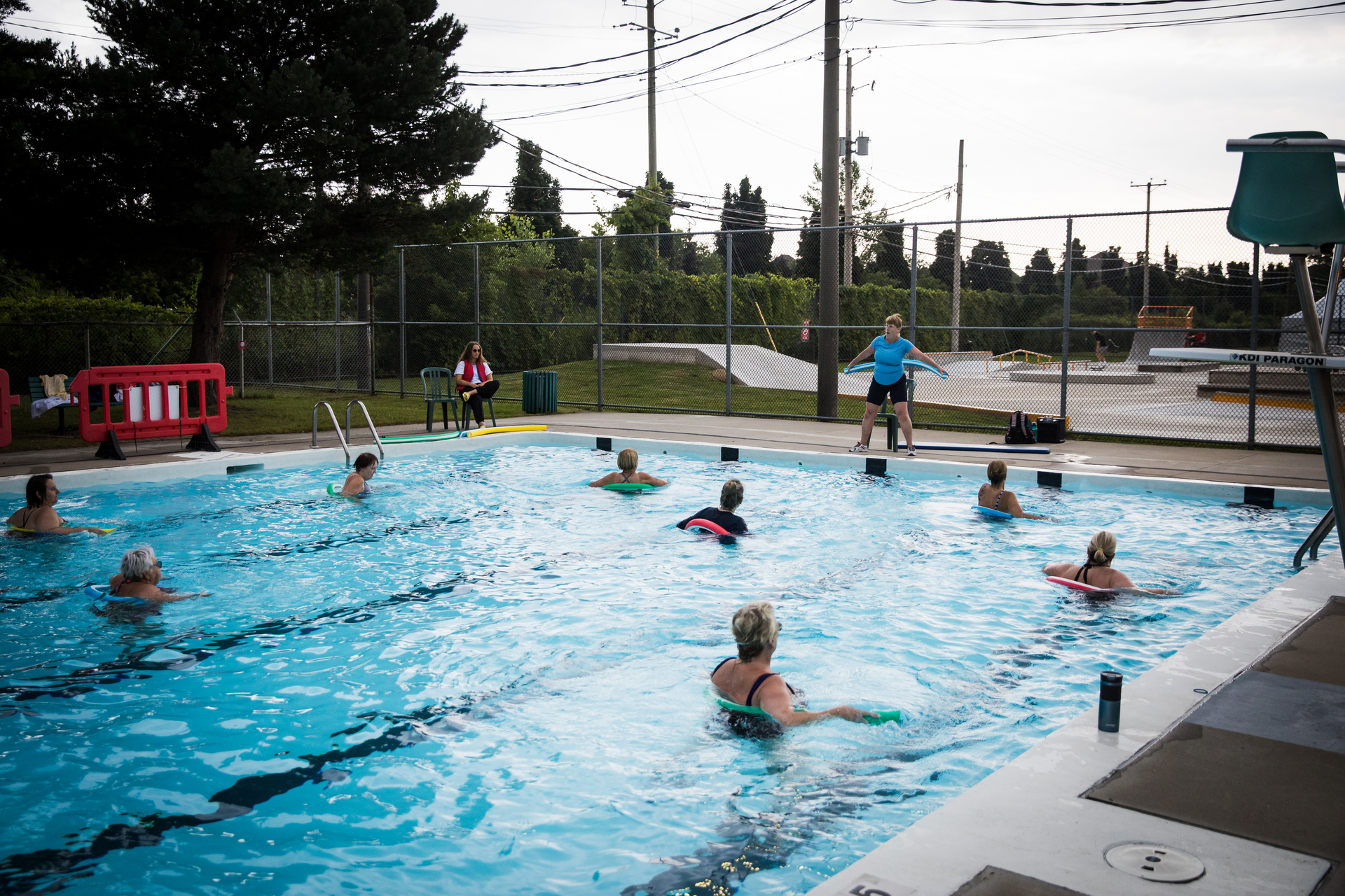 Piscine et jeux d'eau