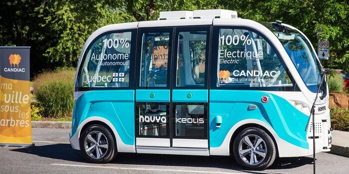 Première canadienne, une navette autonome électrique à Candiac